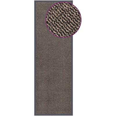 DÉCOSHOP26 Zerbino Trapuntato 60 X 180 Cm Marrone Pp E Gomma Antiscivolo Dec040673 DÉCOSHOP26 Zerbino Trapuntato 60 X 180 Cm Marrone Pp E Gomma Antiscivolo Dec040673