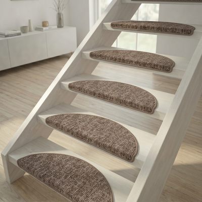 VIVOL Tappetino Per Scale Novelle Marrone - 28x65 Cm VIVOL Tappetino Per Scale Novelle Marrone - 28x65 Cm