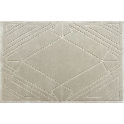 Unique Tappeto Taftato In Rilievo In Lana E Viscosa 200 X 290 Cm Beige 2500g/m² - Osmera Unique Tappeto Taftato In Rilievo In Lana E Viscosa 200 X 290 Cm Beige 2500g/m² - Osmera