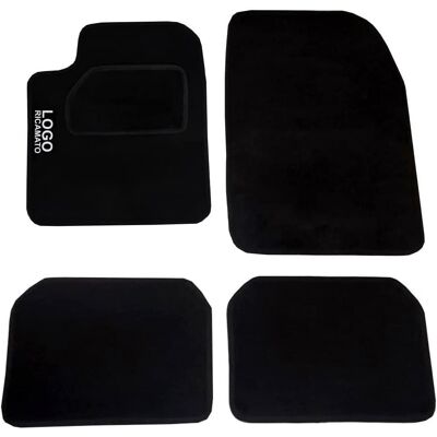 LUPEXSHOP Lupex Shop Tappetini Auto In Moquette Con Strappo Compatibili Per Smart Forfour LUPEXSHOP Lupex Shop Tappetini Auto In Moquette Con Strappo Compatibili Per Smart Forfour