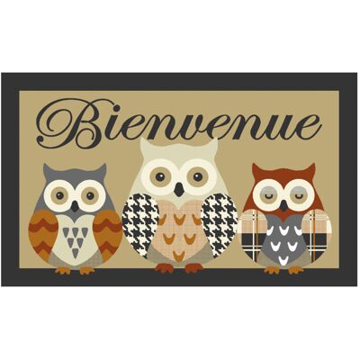 Mercury Tapis Velvet Chouette 45x75 - Mercury Tapis Velvet Chouette 45x75 -