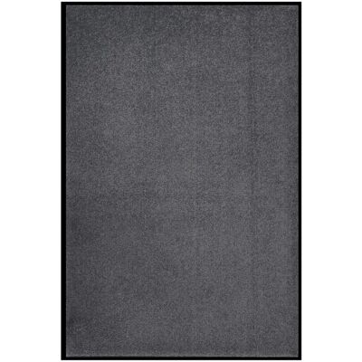 DÉCOSHOP26 Zerbino D'Ingresso Con Retro Antiscivolo 80 X 120 Cm Polipropilene Ritorto Antracite E Vinile Dec040584 DÉCOSHOP26 Zerbino D'Ingresso Con Retro Antiscivolo 80 X 120 Cm Polipropilene Ritorto Antracite E Vinile Dec040584