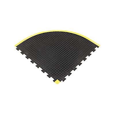 MILTEX Tappeto Antifatica Yoga Dome Basic Nero/giallo Lungh MILTEX Tappeto Antifatica Yoga Dome Basic Nero/giallo Lungh