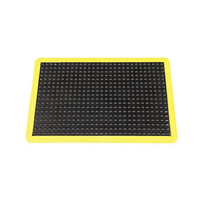 MILTEX Tappeto Antifatica Yoga Dome Basic Nero/giallo Lungh MILTEX Tappeto Antifatica Yoga Dome Basic Nero/giallo Lungh