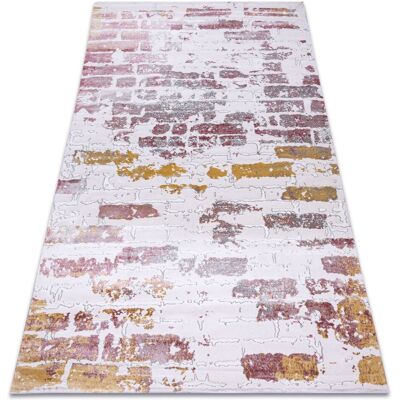 Tappeto Rosa Acrilico Dizayn - Tappeto Rettangolare di Lusso Tappeto Rosa Acrilico Dizayn - Tappeto Rettangolare di Lusso