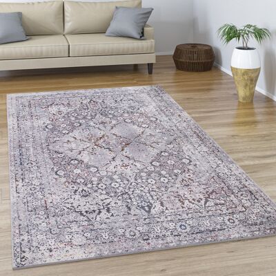 Paco Home - Modello 80x150 cm - Tappeto Vintage Astratto a Pelo Corto - Multicolor 2 Paco Home - Modello 80x150 cm - Tappeto Vintage Astratto a Pelo Corto - Multicolor 2