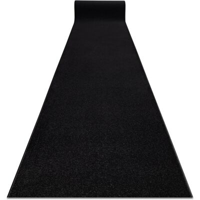RUGSX Passatoia Karmel Pianura, Un Colore Nero 100 Cm Black 100x200 Cm RUGSX Passatoia Karmel Pianura, Un Colore Nero 100 Cm Black 100x200 Cm