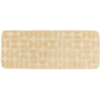 TENDANCE Tappeto Memory In Microfibra Roy 45x120 Cm - Beige - TENDANCE Tappeto Memory In Microfibra Roy 45x120 Cm - Beige -