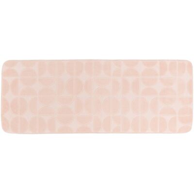TENDANCE Tappeto Memory In Microfibra Roy 45x120 Cm - Rosa Cipria - TENDANCE Tappeto Memory In Microfibra Roy 45x120 Cm - Rosa Cipria -