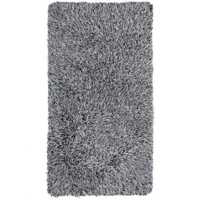 Tappeto shaggy bianco e nero Beliani - 80x150cm Tappeto shaggy bianco e nero Beliani - 80x150cm