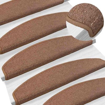 MAISON EXCLUSIVE - Tappetini Per Scale Autoadesivi 15 Pz 80 X 24,5 X 3,5 Cm MAISON EXCLUSIVE - Tappetini Per Scale Autoadesivi 15 Pz 80 X 24,5 X 3,5 Cm