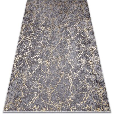 RugsX MIRO 11111.2103 Grigio Scuro Oro - Tappeto Moderno Lavabile RugsX MIRO 11111.2103 Grigio Scuro Oro - Tappeto Moderno Lavabile