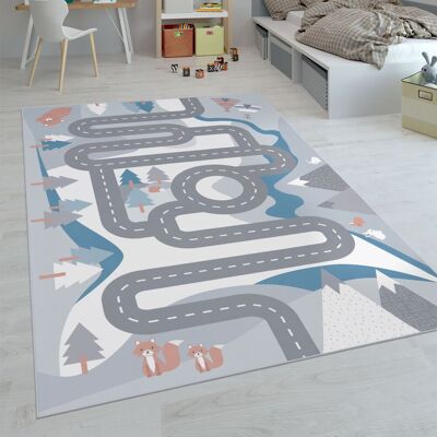 PACO HOME Tappeti Da Gioco A Pelo Corto Colorati Per Camerette Dei Bambini Con Diversi Motivi 200x290 Cm, Crema - PACO HOME Tappeti Da Gioco A Pelo Corto Colorati Per Camerette Dei Bambini Con Diversi Motivi 200x290 Cm, Crema -