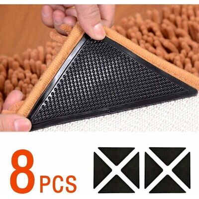 OEM Clip Antiscivolo Per Tappeti, Clip Per Moquette, Clip Anti-ondulazione A Doppia Faccia, Cuscinetti Per Tappeti Lavabili E Riutilizzabili, Neri, 8 Pezzi - Mantengono Il Tappeto In Posizione OEM Clip Antiscivolo Per Tappeti, Clip Per Moquette, Clip Anti-ondulazione A Doppia Faccia, Cuscinetti Per Tappeti Lavabili E Riutilizzabili, Neri, 8 Pezzi - Mantengono Il Tappeto In Posizione