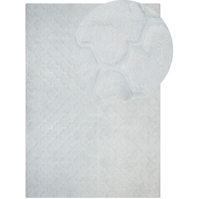 Tappeto in Pile Sintetica di Coniglio Grigio Chiaro - 160 x 230 cm - Tipo di Tappeto Tappeto in Pile Sintetica di Coniglio Grigio Chiaro - 160 x 230 cm - Tipo di Tappeto