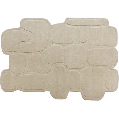 Unique Tappeto Asimmetrico Taftato 100% Lana 160 X 230 Cm Beige 2200g/m² - Upega Unique Tappeto Asimmetrico Taftato 100% Lana 160 X 230 Cm Beige 2200g/m² - Upega