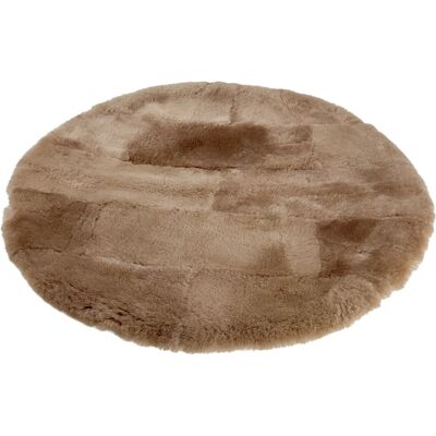 OEM Tappeto/zerbino Rotondo In Pelle Di Pecora Naturale Ø100cm Beige Misura Ø100cm OEM Tappeto/zerbino Rotondo In Pelle Di Pecora Naturale Ø100cm Beige Misura Ø100cm