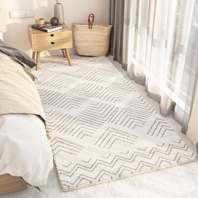 DPZO Tappeto Marocchino Da Comodino, Soffice Tappeto A Pelo Corto, Senza Pelucchi, Tappeto Moderno, Resistente, Zerbino Antiscivolo Per Soggiorno, Camera Da Letto, Cameretta Dei Bambini, Ingresso – L, 50 X DPZO Tappeto Marocchino Da Comodino, Soffice Tappeto A Pelo Corto, Senza Pelucchi, Tappeto Moderno, Resistente, Zerbino Antiscivolo Per Soggiorno, Camera Da Letto, Cameretta Dei Bambini, Ingresso – L, 50 X