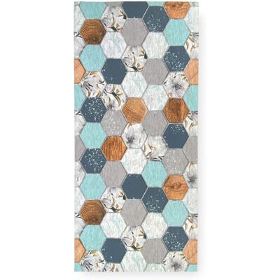 TEX FAMILY - Oriente blu - 50x80 - Antiscivolo - Runner rug TEX FAMILY - Oriente blu - 50x80 - Antiscivolo - Runner rug