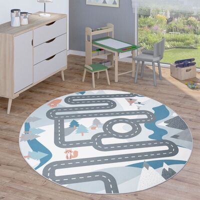 Paco Home - Modello ø 160 cm Tappeto Rotondo Mappa Mondo - Tappeto Paco Home - Modello ø 160 cm Tappeto Rotondo Mappa Mondo - Tappeto