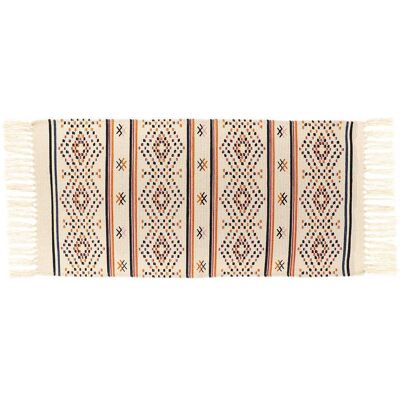 TENDANCE Tappeto Puebla Cotone Poliestere Viscosa Altre Fibre Stampato 45x90 Cm - Multicolore - TENDANCE Tappeto Puebla Cotone Poliestere Viscosa Altre Fibre Stampato 45x90 Cm - Multicolore -