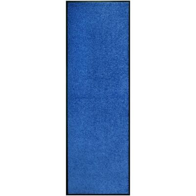 DÉCOSHOP26 Zerbino Lavabile 60 X 180 Cm Blu Poliammide Pvc Antiscivolo Dec040602 DÉCOSHOP26 Zerbino Lavabile 60 X 180 Cm Blu Poliammide Pvc Antiscivolo Dec040602