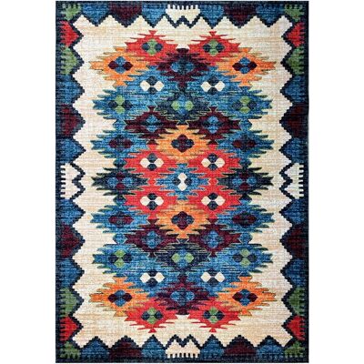 SANS MARQUE Tappeto Rettangolare Cotone Fondo Antiscivolo Design Antalya Kili08 SANS MARQUE Tappeto Rettangolare Cotone Fondo Antiscivolo Design Antalya Kili08