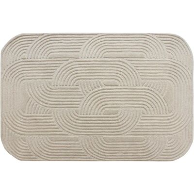 Unique Tappeto Taftato 100% Lana 160 X 230 Cm Beige - 2200g/m² - Aranel Unique Tappeto Taftato 100% Lana 160 X 230 Cm Beige - 2200g/m² - Aranel