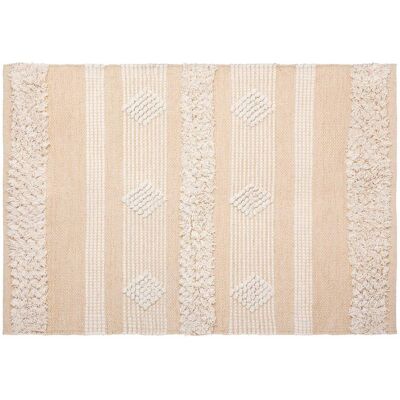 Tappeto in cotone ATMOSPHERA Sabbia 60x90cm - Creatore di interni Tappeto in cotone ATMOSPHERA Sabbia 60x90cm - Creatore di interni