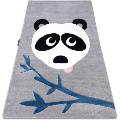 RUGSX Tappeto Petit Panda Grigio Grey 80x150 Cm RUGSX Tappeto Petit Panda Grigio Grey 80x150 Cm