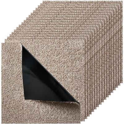 VEVOR Piastrelle Per Moquette, 457 X 457 Mm 10 Pezzi, Tappeto Quadrato Modulare, Pavimento Morbido Imbottito Per Copertura Senza Cuciture 2,09 ㎡, Per Soggiorno Camera Da Letto, Marrone Chiaro VEVOR Piastrelle Per Moquette, 457 X 457 Mm 10 Pezzi, Tappeto Quadrato Modulare, Pavimento Morbido Imbottito Per Copertura Senza Cuciture 2,09 ㎡, Per Soggiorno Camera Da Letto, Marrone Chiaro