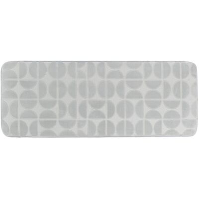 TENDANCE Tappeto Memory In Microfibra Roy 45x120 Cm - Grigio Chiaro - TENDANCE Tappeto Memory In Microfibra Roy 45x120 Cm - Grigio Chiaro -