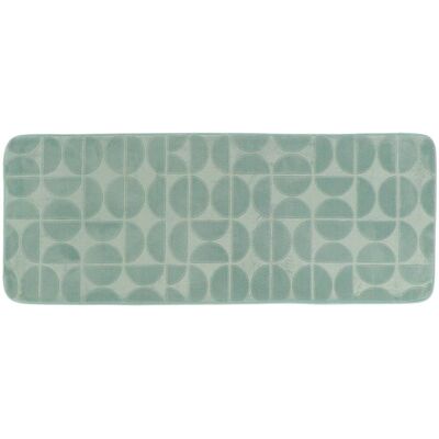 TENDANCE Tappeto Memory In Microfibra Roy 45x120 Cm - Verde Ecalipto - TENDANCE Tappeto Memory In Microfibra Roy 45x120 Cm - Verde Ecalipto -