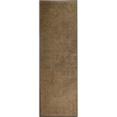 DÉCOSHOP26 Zerbino D'Ingresso Con Retro Antiscivolo 60 X 180 Cm Pvc E Poliammide Marrone Dec040620 DÉCOSHOP26 Zerbino D'Ingresso Con Retro Antiscivolo 60 X 180 Cm Pvc E Poliammide Marrone Dec040620