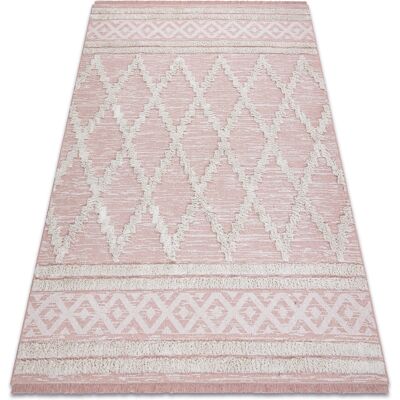 Dywany Łuszczów Eco Sisal Boho MOROC Diamonds 22297 Frange - Tappeto in cotone riciclato 155x220 cm Dywany Łuszczów Eco Sisal Boho MOROC Diamonds 22297 Frange - Tappeto in cotone riciclato 155x220 cm