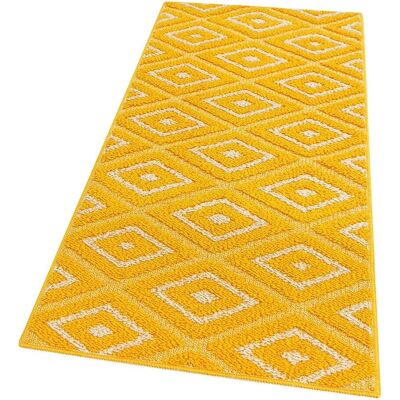 Emmevi - Rombo 3D - Giallo - 50x80 cm - Tappeto Emmevi - Rombo 3D - Giallo - 50x80 cm - Tappeto