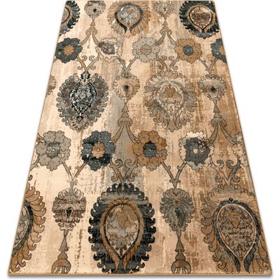 Tappeto in lana con motivo vintage Rugsx - Ecologico, Durevole, 10mm altezza - Rugsx Tappeto in lana con motivo vintage Rugsx - Ecologico, Durevole, 10mm altezza - Rugsx