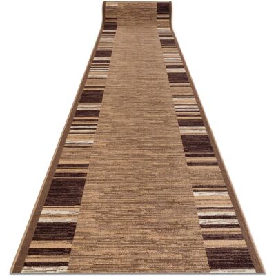 RUGSX Passatoia Gommata Adagio Beige Beige 133x370 Cm RUGSX Passatoia Gommata Adagio Beige Beige 133x370 Cm