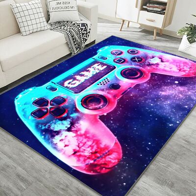 TORMATOR Tappeto Per Camera Da Letto, Moderno, Controller 3d, Adolescente, Bambino, Ragazzo, Soggiorno, Tappeto Antiscivolo, Graffiti, Console Di Gioco, Decorazione, Nero, Viola, Rosa, Flanella, (40x60 Cm) TORMATOR Tappeto Per Camera Da Letto, Moderno, Controller 3d, Adolescente, Bambino, Ragazzo, Soggiorno, Tappeto Antiscivolo, Graffiti, Console Di Gioco, Decorazione, Nero, Viola, Rosa, Flanella, (40x60 Cm)
