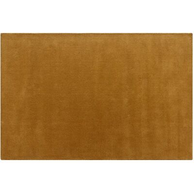 Unique Tappeto 100% Lana Tessuto A Mano 160 X 230 Ocra 1800g/m² - Selina Unique Tappeto 100% Lana Tessuto A Mano 160 X 230 Ocra 1800g/m² - Selina