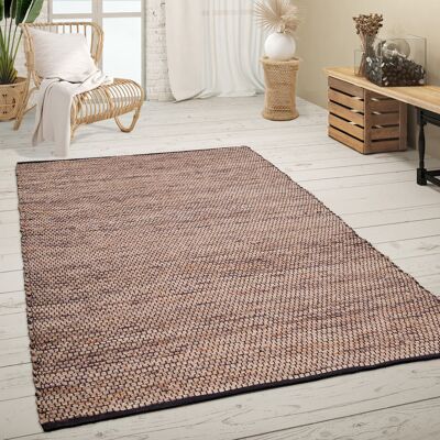 Tappeto Beige in Juta e Lana di Paco Home - Materiale Naturale Tappeto Beige in Juta e Lana di Paco Home - Materiale Naturale