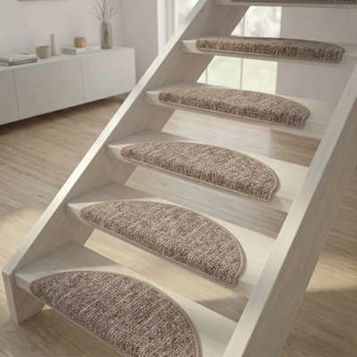 VIVOL Tappetino Per Scale Novelle Marrone - 20x56 Cm VIVOL Tappetino Per Scale Novelle Marrone - 20x56 Cm