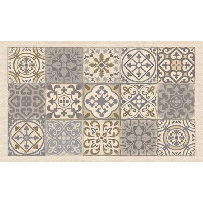 Mercury Tapis Velvet Carreau Cim Ocre45x75 - Mercury Tapis Velvet Carreau Cim Ocre45x75 -