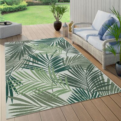 PACO HOME Tappeto Cucina Da Esterno Salotto Balcone Palme Giungla Floreale Boho Verde 80x150 Cm, Verde - PACO HOME Tappeto Cucina Da Esterno Salotto Balcone Palme Giungla Floreale Boho Verde 80x150 Cm, Verde -