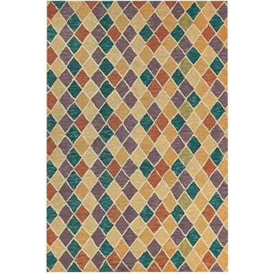 Tappeto in lana multicolore con motivo geometrico Beliani 160x230cm Tappeto in lana multicolore con motivo geometrico Beliani 160x230cm
