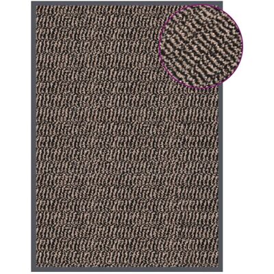 DÉCOSHOP26 Zerbino D'Ingresso E Gomma Antiscivolo 40 X 60 Cm Tuftato Polipropilene Marrone Dec040663 DÉCOSHOP26 Zerbino D'Ingresso E Gomma Antiscivolo 40 X 60 Cm Tuftato Polipropilene Marrone Dec040663