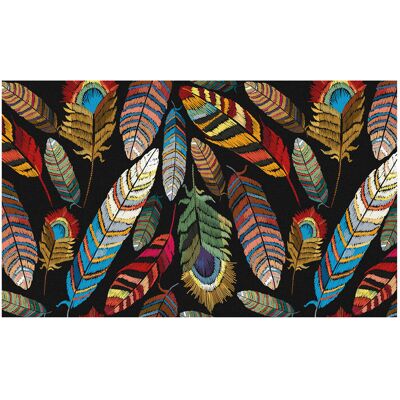 Mercury Tapis Velvet Plume 45x75cm Sur Cintre - Mercury Tapis Velvet Plume 45x75cm Sur Cintre -