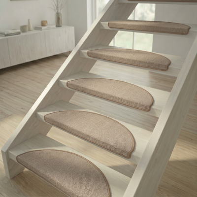 VIVOL Tappetino Per Scale Lines Beige - 28x65 Cm VIVOL Tappetino Per Scale Lines Beige - 28x65 Cm