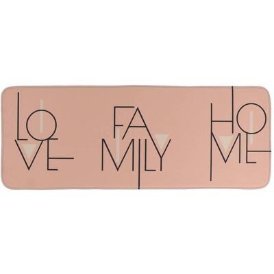 TENDANCE Tappeto In Microfibra Stampata 45x120 Cm - Minimalista Blush - TENDANCE Tappeto In Microfibra Stampata 45x120 Cm - Minimalista Blush -