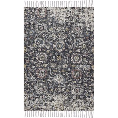 Tappeto multicolore in poliestere e cotone Beliani - 150x230 cm - Floreale vintage Tappeto multicolore in poliestere e cotone Beliani - 150x230 cm - Floreale vintage